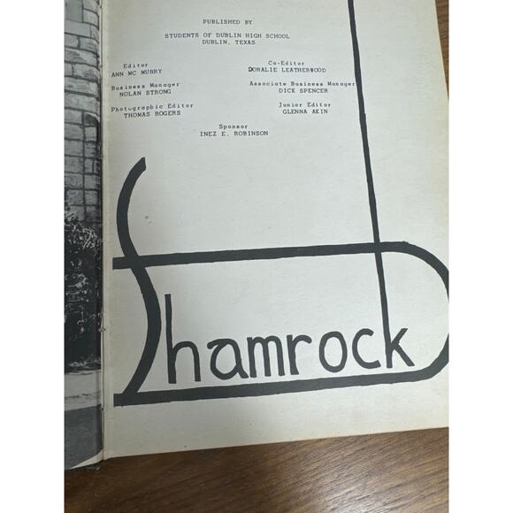 Dublin High School Texas 1948 Yearbook The Shamrock Erath County TX Photos - Picture 4 of 8